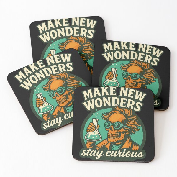Item preview, Make New Wonders Stay Curious designed and sold by vibeita.