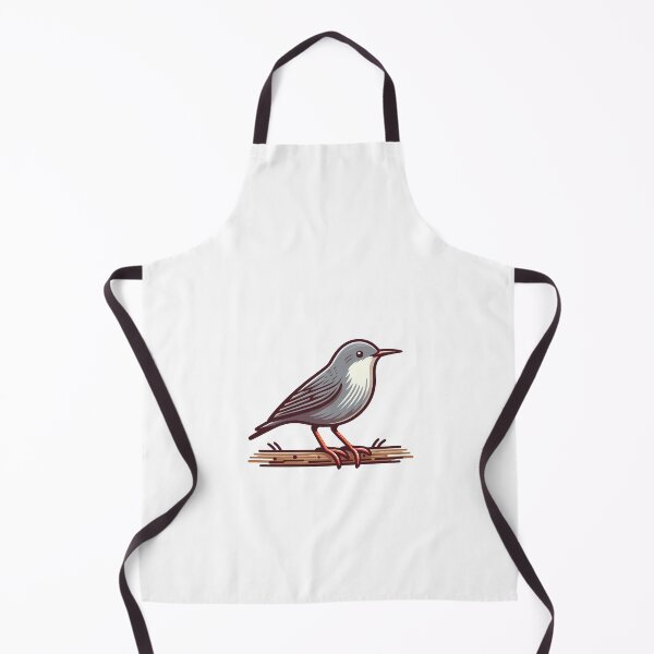 Item preview, Minimalist Grey Songbird on Branch designed and sold by cave-canvas.