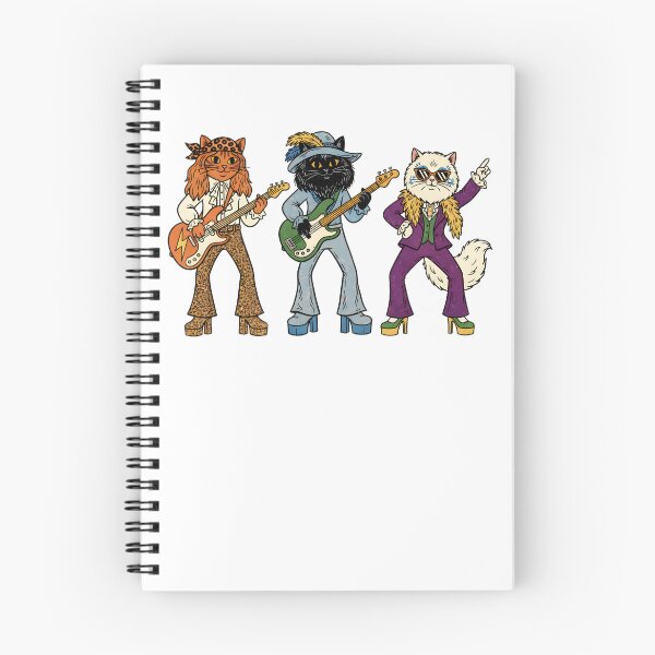 Item preview, The Glam Rock Cats - Funny Feline Band designed and sold by julimarks.