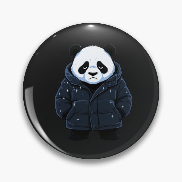 Item preview, Panda Winter Street Mood | Cool Gen-Z Panda Winter Cartoon designed and sold by ColorSplash123.