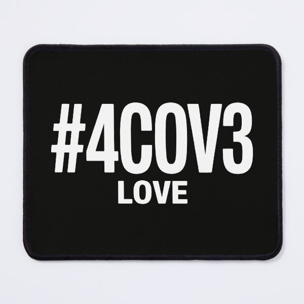 Item preview, #4COV3 Love Design with Alphanumeric Code and Bold Minimalist Style designed and sold by SplashTastic.