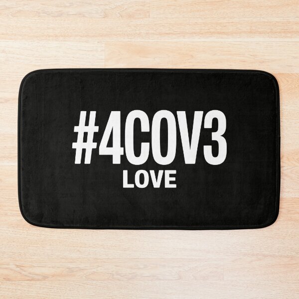 Item preview, #4COV3 Love Design with Alphanumeric Code and Bold Minimalist Style designed and sold by SplashTastic.