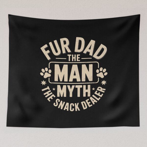 Item preview, Fur Dad Man Myth Snack Dealer Paw Cat Dog Father's Day5  designed and sold by MarryIsMonth.