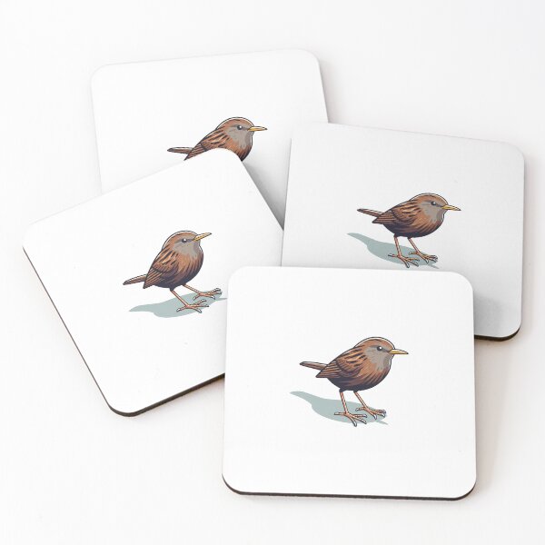 Item preview, Small Brown Wren Songbird Illustration designed and sold by cave-canvas.