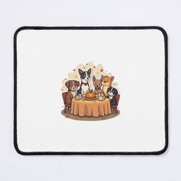 Item preview, Pets gathered around a “Friendsgiving” table. designed and sold by STICKERS FOR SALE NOW.