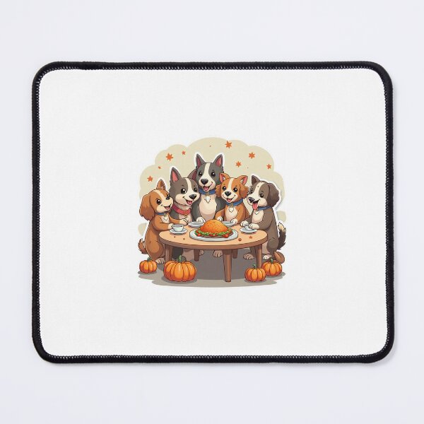 Item preview, Pets gathered around a “Friendsgiving” table. designed and sold by STICKERS FOR SALE NOW.