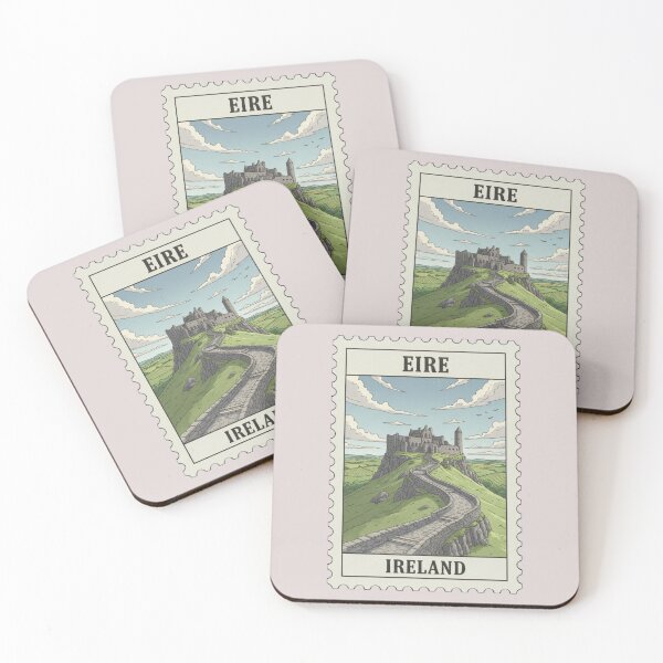 Item preview, Vintage Ireland Rock of Cashel Stamp  designed and sold by allaboutstamps.