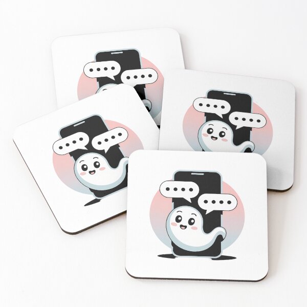 Item preview, Literally Ghosted Funny Dating App Modern Romance Humor Pun designed and sold by GiftsForge.