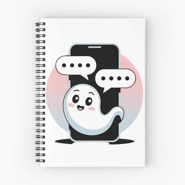 Item preview, Literally Ghosted Funny Dating App Modern Romance Humor Pun designed and sold by GiftsForge.
