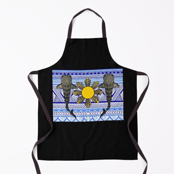Item preview, Tribal Whale Sharks and Fillipino Sun with a Blue Tribal Background designed and sold by Steeb757.