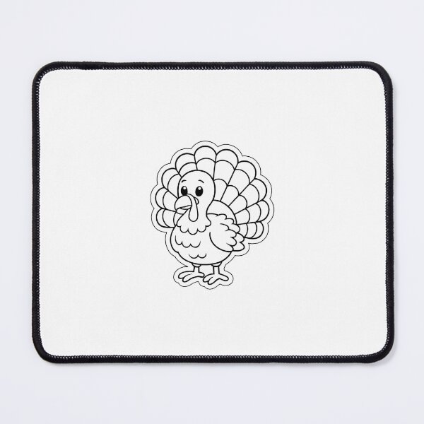 Item preview, Cartoon turkey coloring-book style. designed and sold by STICKERS FOR SALE NOW.