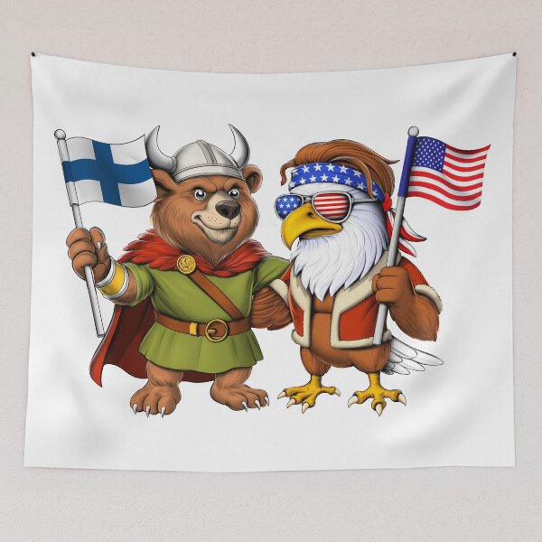 Item preview, Finland USA Roots designed and sold by underheaven.