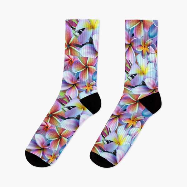 Item preview, Plumeria Arcoiris designed and sold by MoodyMuseArt.