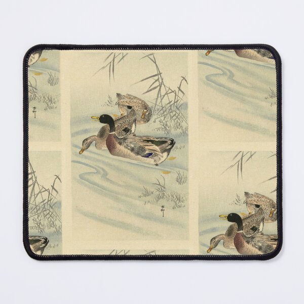 Item preview, Three Ducks in Shallow Water With Reed by Ohara Koson : Japanese Poster designed and sold by artofuniverse.