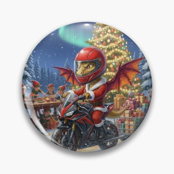Item preview, Dragon Santa Motorcycle Speed Art designed and sold by Soul Cipher.