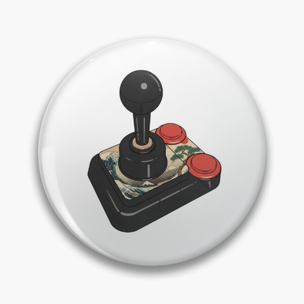 Item preview, Retro Kempston Competition Pro Joystick Ukiyo-e Style designed and sold by OhUTees.