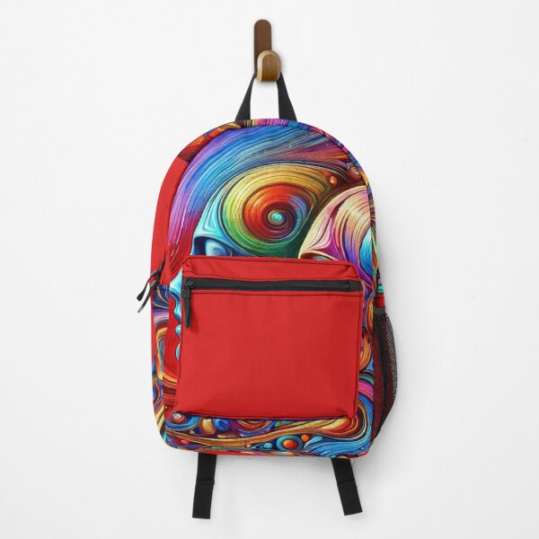 Item preview, Colorful Minds in Motion – Abstract Dual Profile with Swirls, Emotion & Psychedelic Flow designed and sold by FotoworldEdel.