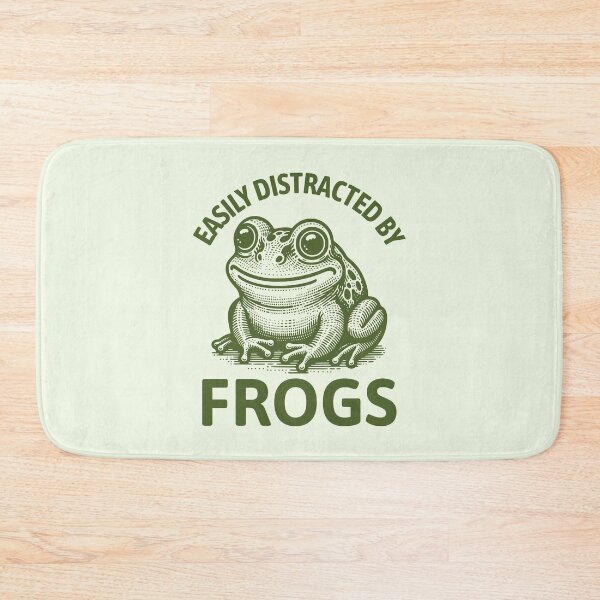 Item preview, Easily Distracted By Frogs Funny Frog Lover designed and sold by KLArtzStore.