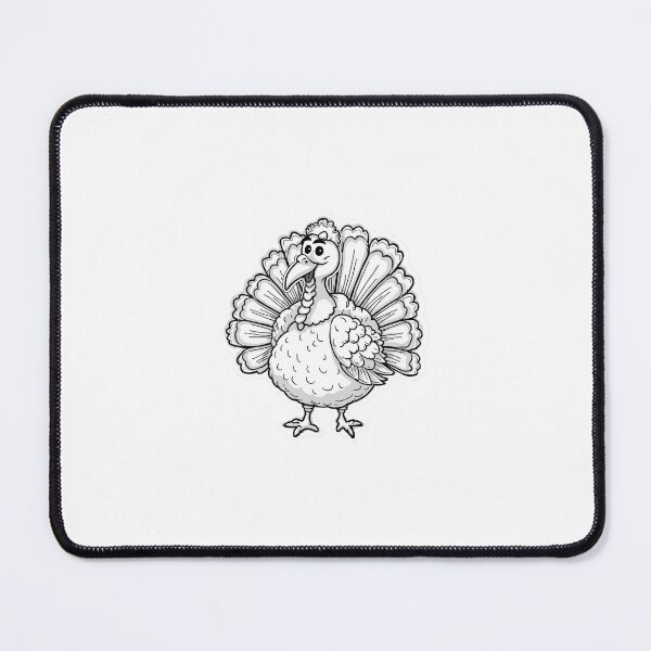 Item preview, Cartoon turkey coloring-book style. designed and sold by STICKERS FOR SALE NOW.