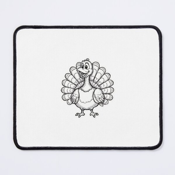 Item preview, Cartoon turkey coloring-book style. designed and sold by STICKERS FOR SALE NOW.