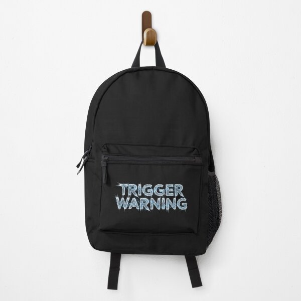 Item preview, Trigger Warning Icy Frozen Lightning Text designed and sold by Owcomm.