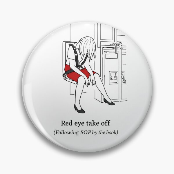 Item preview, Aviation jokes flight attendant cabin crew airline jumpseat aircraft take off designed and sold by OuterFuselage.