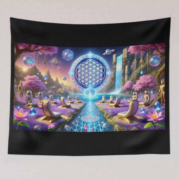 Item preview, The Gardens of the Crystalline Aura 7L6P241TH9 designed and sold by OsirizyahDesign.