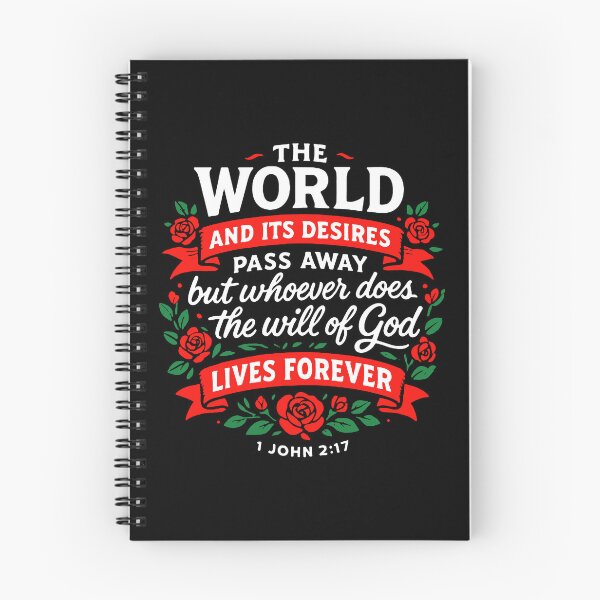 Item preview, 1 John 2:17 The World And Its Desires Pass Away designed and sold by plushism.