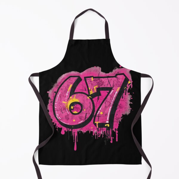 Item preview, 67 Six Seven Funny Meme Graffiti Tag designed and sold by WHITE FLAME PRINTS.