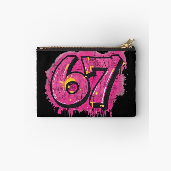 Item preview, 67 Six Seven Funny Meme Graffiti Tag designed and sold by WHITE FLAME PRINTS.