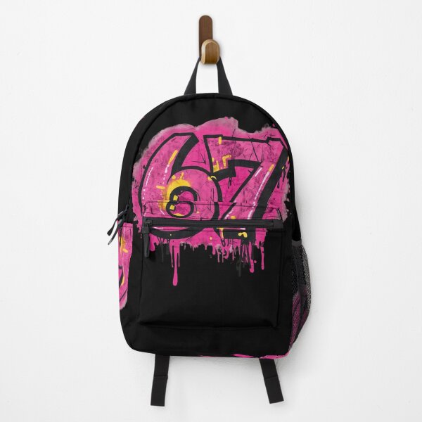 Item preview, 67 Six Seven Funny Meme Graffiti Tag designed and sold by WHITE FLAME PRINTS.