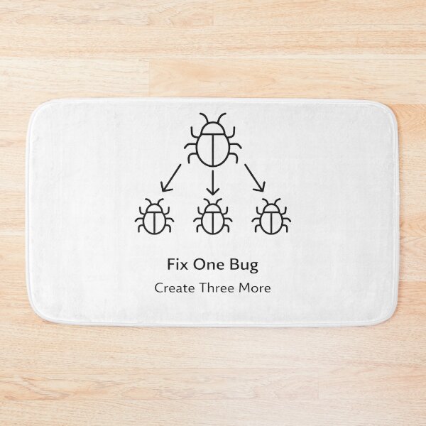 Item preview, Fix One Bug Create Three More Developer Meme designed and sold by techy-rrr.