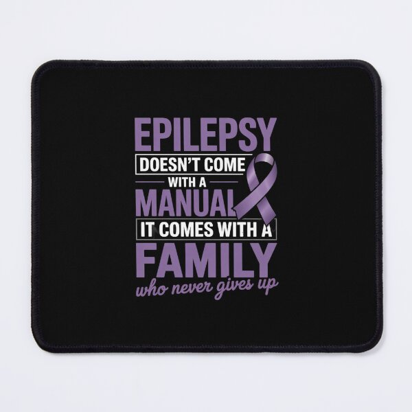 Item preview, A Family Who Never Gives Up Epilepsy Awareness designed and sold by MicanCuteStore.