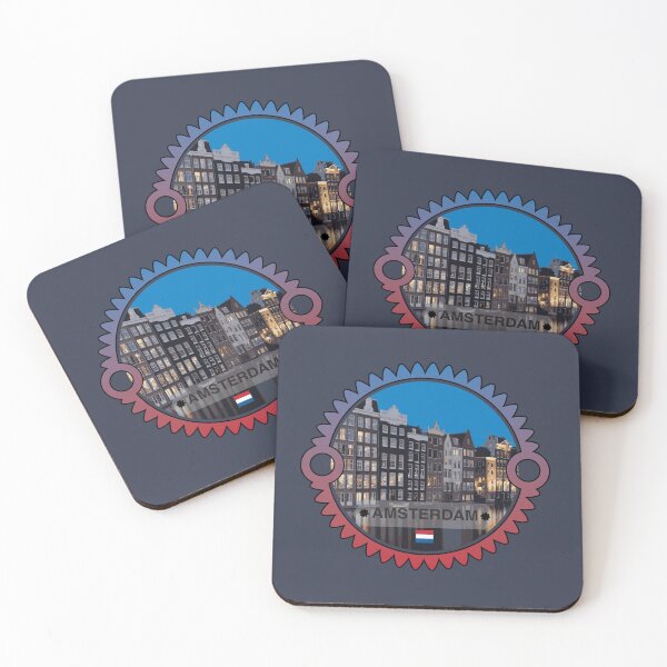 Item preview, Amsterdam city netherland skyline  designed and sold by Donutlovers.