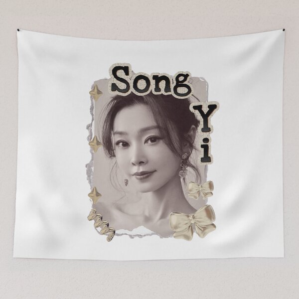 Item preview, Song Yi (宋轶) Chinese Actress Art Chinese Celebrity Illustration Scrapbook Collage Cozy Y2K Vintage Design designed and sold by HELL0WBELLO.