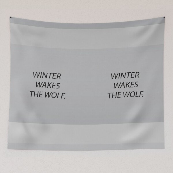 Item preview, Winter Wakes the Wolf designed and sold by Wolfsware.