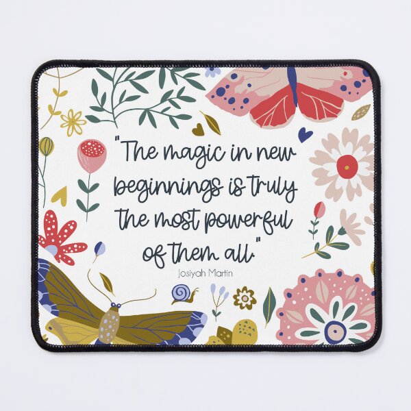 Item preview, Josiyah Martin Spring Quote | Floral Butterfly Frame designed and sold by SpencerReedDes.