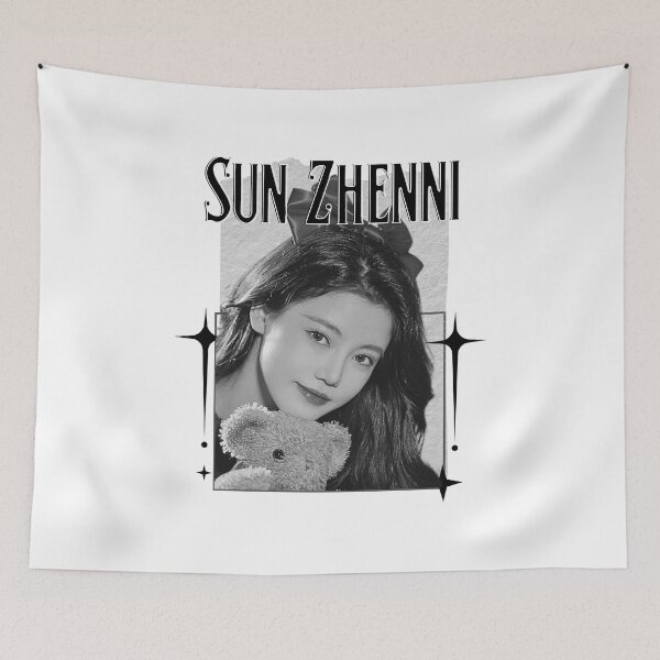 Item preview, Sun Zhenni (孙珍妮) Chinese Actress Art Chinese Celebrity IllustrationScrapbook Collage Cozy Y2K Vintage Design designed and sold by HELL0WBELLO.
