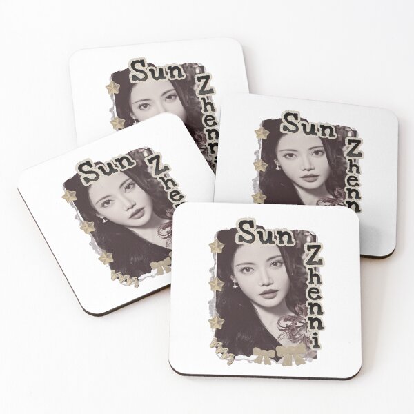 Item preview, Sun Zhenni (孙珍妮) Chinese Actress Art Chinese Celebrity Illustration Scrapbook Collage Cozy Y2K Vintage Design designed and sold by HELL0WBELLO.