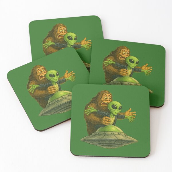 Item preview, Sasquatch & Space Dude designed and sold by Cats and Other Things.