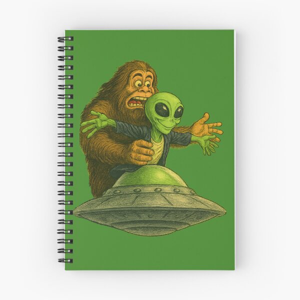 Item preview, Sasquatch & Space Dude designed and sold by Cats and Other Things.