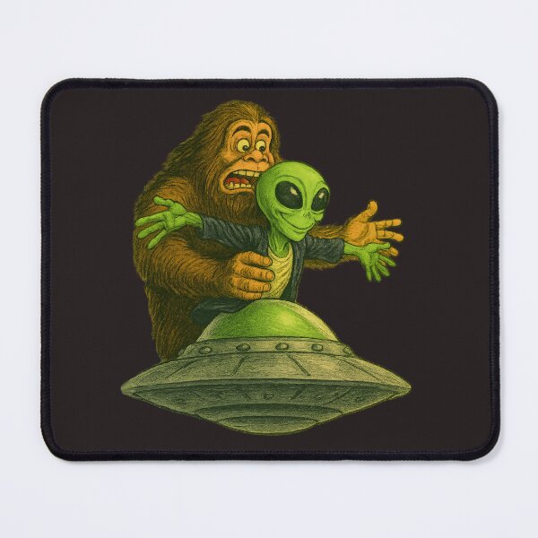 Item preview, Sasquatch & Space Dude designed and sold by Cats and Other Things.