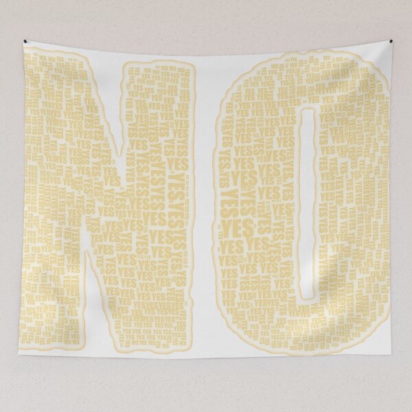 Item preview, No Made of Yes – Bold Boundary Mindset Typography Design designed and sold by PixelWaveBD.