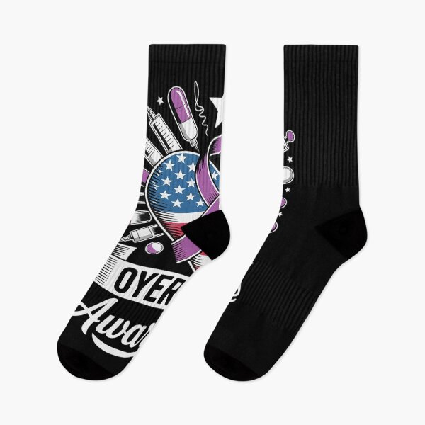 Item preview, August Overdose Awareness Purple Ribbon Drug Addiction  designed and sold by CombatTask.