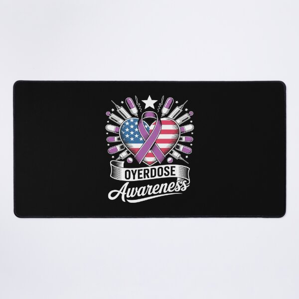 Item preview, August Overdose Awareness Purple Ribbon Drug Addiction  designed and sold by CombatTask.
