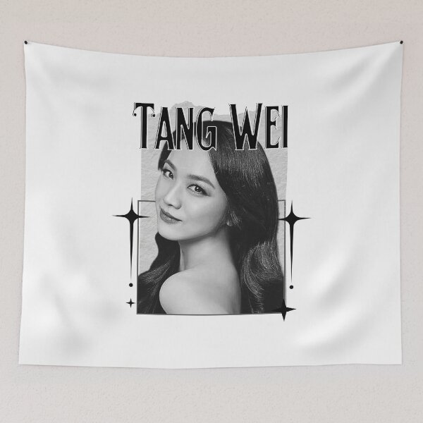 Item preview, Tang Wei (汤唯) Chinese Actress Art Chinese Celebrity IllustrationScrapbook Collage Cozy Y2K Vintage Design designed and sold by HELL0WBELLO.