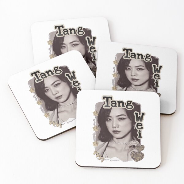 Item preview, Tang Wei (汤唯)) Chinese Actress Art Chinese Celebrity Illustration Scrapbook Collage Cozy Y2K Vintage Design designed and sold by HELL0WBELLO.