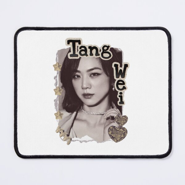 Item preview, Tang Wei (汤唯)) Chinese Actress Art Chinese Celebrity Illustration Scrapbook Collage Cozy Y2K Vintage Design designed and sold by HELL0WBELLO.