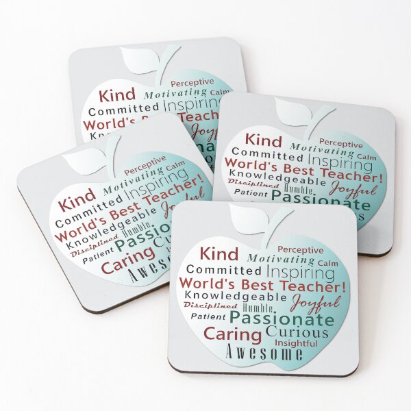 Item preview, Best Teacher Characteristics Green Apple designed and sold by WD-Artist.