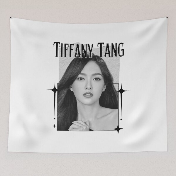 Item preview, Tiffany Tang – Tang Yan (唐嫣)) Chinese Actress Art Chinese Celebrity IllustrationScrapbook Collage Cozy Y2K Vintage Design designed and sold by HELL0WBELLO.